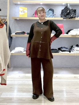 ばなおりさん（レディース・158cm）の冬コーディネート