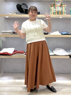 ばなおりさん（レディース・158cm）の夏コーディネート