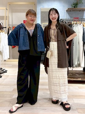ばなおりさん（レディース・158cm）の夏コーディネート