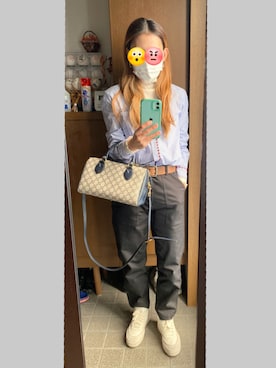 「KAORU（カオル）のアイテム」を使った、ジュンコさん（レディース・156cm）の春コーディネート