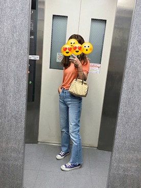 「Ungrid（アングリッド）のアイテム（ピアス（両耳用））」を使った、ジュンコさん（レディース・156cm）の夏コーディネート