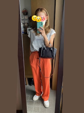 「KAORU（カオル）のアイテム」を使った、ジュンコさん（レディース・156cm）の秋コーディネート