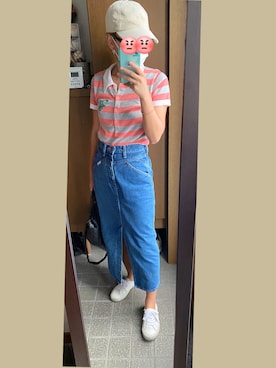 「コーデュロイキャップ」｜ジュンコさん（レディース・156cm）の秋コーディネート