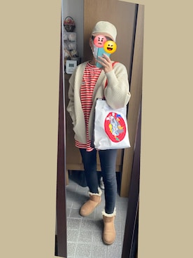 ジュンコさん（レディース・156cm）の冬コーディネート