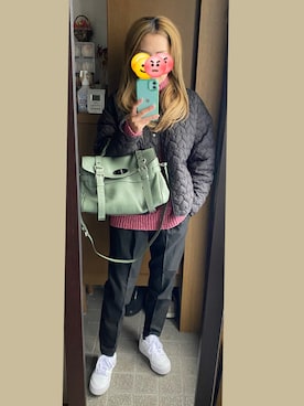 「green label relaxing（グリーンレーベルリラクシング）のアイテム（ピアス（両耳用））」を使った、ジュンコさん（レディース・156cm）の冬コーディネート