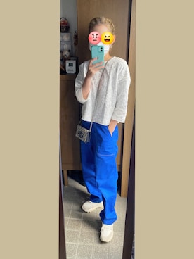 「KAORU（カオル）のアイテム」を使った、ジュンコさん（レディース・156cm）の春コーディネート