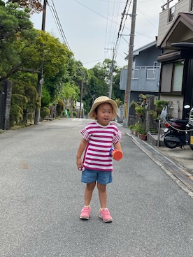 「RAGMART（ラグマート）のアイテム」を使った、ジュンコさん（レディース・156cm）の夏コーディネート