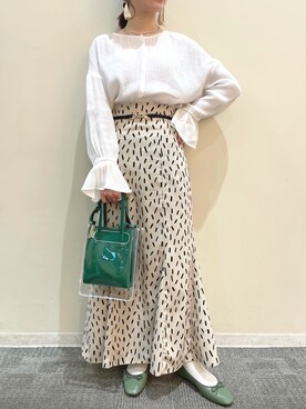 「frames RAY CASSIN（フレームスレイカズン）のアイテム」を使った、himariさん（レディース・157cm）の春コーディネート