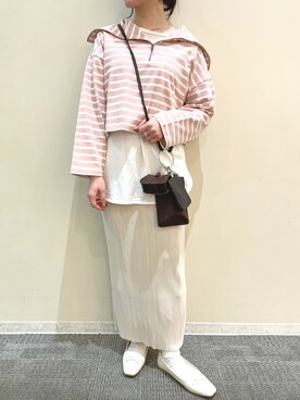 「frames RAY CASSIN（フレームスレイカズン）のアイテム」を使った、himariさん（レディース・157cm）の春コーディネート