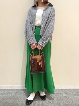 「frames RAY CASSIN（フレームスレイカズン）のアイテム」を使った、himariさん（レディース・157cm）の春コーディネート