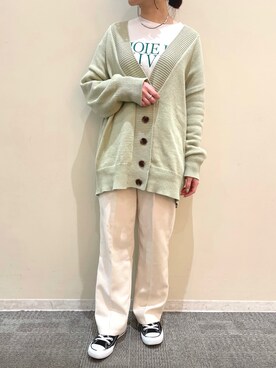 「frames RAY CASSIN（フレームスレイカズン）のアイテム」を使った、himariさん（レディース・157cm）の冬コーディネート