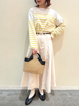 「frames RAY CASSIN（フレームスレイカズン）のアイテム」を使った、himariさん（レディース・157cm）の春コーディネート