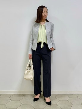 「153cm」｜「アイテム（その他）」を使った、yurinaさん（レディース・153cm）の冬コーディネート