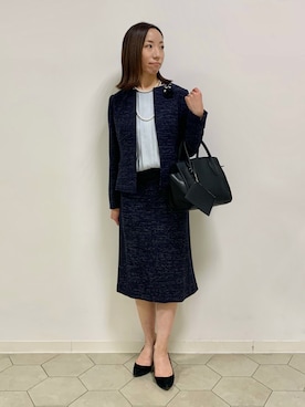 「153cm」｜「アイテム（その他）」を使った、yurinaさん（レディース・153cm）の冬コーディネート