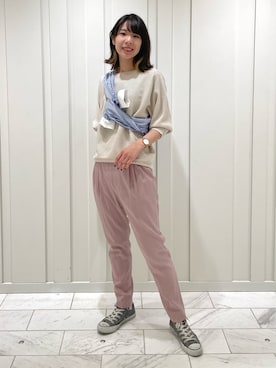 「ごきげんウィーク」｜「アイテム（その他）」を使った、cotaniさん（レディース・162cm）の春コーディネート