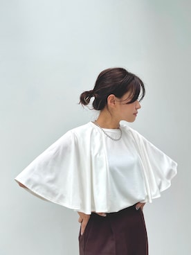 「crie conforto」｜makiさん（レディース・166cm）の夏コーディネート