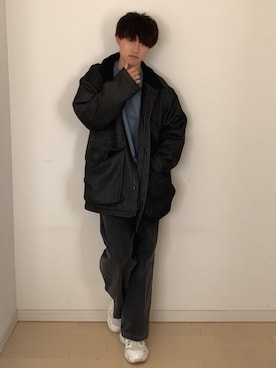「LILL」｜「アイテム（ブルゾン）」を使った、Mugくん【きれいめカジュアル】さん（メンズ・170cm）の冬コーディネート