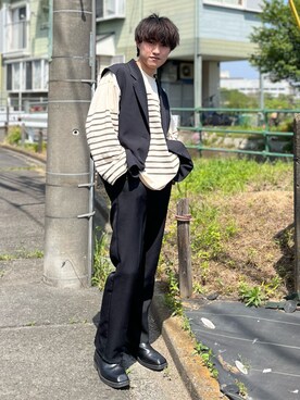 Mugくん【きれいめカジュアル】さん(メンズ・170cm)の春コーディネート