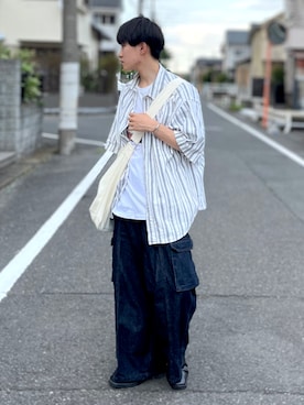 「みんなの白Tフェス」｜「アイテム（ブーツ）」を使った、Mugくん【きれいめカジュアル】さん（メンズ・170cm）の夏コーディネート