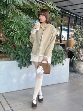 「アイテム（バレエシューズ）」を使った、Kastane officialさん（レディース・167cm）の冬コーディネート