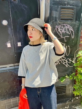 「WHIMSIC（ウィムジック）のアイテム」を使った、Kastane officialさん（骨格ストレート・レディース・153cm）の春コーディネート