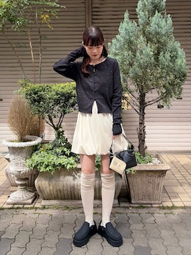 「Kastane（カスタネ）のアイテム（バッグ）」を使った、Kastane officialさん（レディース・159cm）の春コーディネート