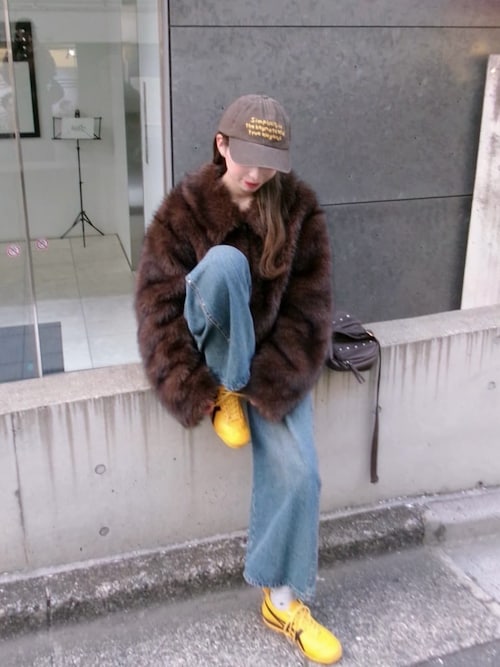 ファーショートコート（その他アウター）｜Kastane（カスタネ）の