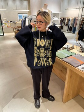 「WHIMSIC（ウィムジック）のアイテム」を使った、Kastane officialさん（骨格ストレート・レディース・153cm）の秋コーディネート