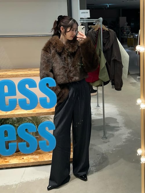 ファーショートコート（その他アウター）｜Kastane（カスタネ）の