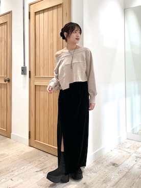 Kastane officialさん（レディース・157cm）の冬コーディネート