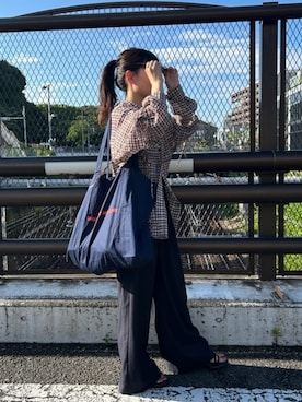 「Kastane（カスタネ）のアイテム（バッグ）」を使った、Kastane officialさん（レディース・157cm）の夏コーディネート