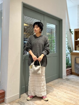 「WHIMSIC（ウィムジック）のアイテム」を使った、Kastane officialさん（骨格ストレート・レディース・164cm）の冬コーディネート