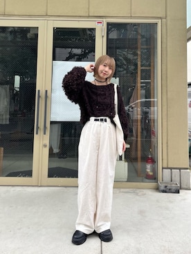 「アイテム（カーディガン/ボレロ）」を使った、Kastane officialさん（レディース・155cm）の夏コーディネート
