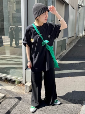 「WHIMSIC（ウィムジック）のアイテム」を使った、Kastane officialさん（骨格ストレート・レディース・153cm）の春コーディネート