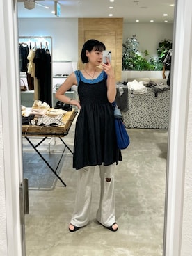 「アイテム（チュニック）」を使った、Kastane officialさん（レディース・158cm）の秋コーディネート