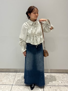 「Kastane（カスタネ）のアイテム（バッグ）」を使った、Kastane officialさん（レディース・149cm）の春コーディネート