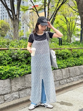 「Kastane」｜「アイテム（帽子）」を使った、Kastane officialさん（レディース・166cm）の春コーディネート
