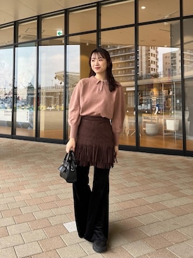 Kastane officialさん（レディース・163cm）の冬コーディネート