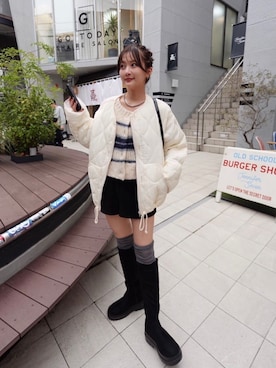 「Kastane（カスタネ）のアイテム（その他パンツ）」を使った、Kastane officialさん（レディース・158cm）の秋コーディネート