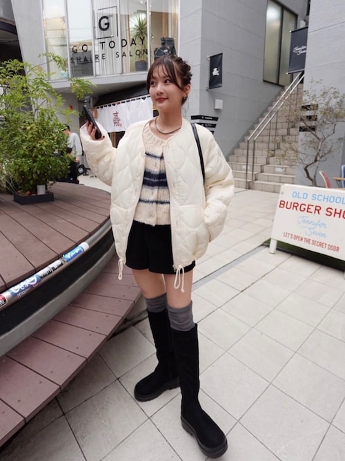 スエードロングブーツ（ブーツ）｜Kastane（カスタネ）のファッション