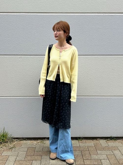 Kastane（カスタネ） カーディガン 「一部店舗限定」B ラメニットZIP