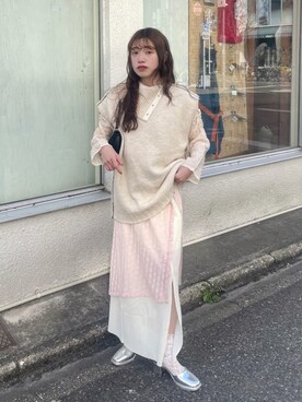 「Kastane（カスタネ）のアイテム」を使った、Kastane officialさん（骨格ナチュラル・レディース・149cm）の冬コーディネート