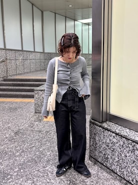 「Kastane（カスタネ）のアイテム（ニット/セーター）」を使った、Kastane officialさん（レディース・160cm）の秋コーディネート