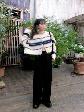 「アイテム（ヘアアクセサリー）」を使った、Kastane officialさん（レディース・158cm）の秋コーディネート