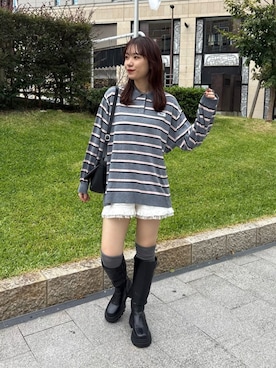 「Kastane（カスタネ）のアイテム（その他パンツ）」を使った、Kastane officialさん（レディース・163cm）の秋コーディネート