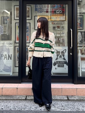 「Kastane（カスタネ）のアイテム（ニット/セーター）」を使った、Kastane officialさん（レディース・157cm）の秋コーディネート