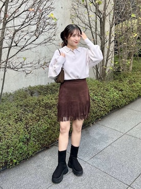 Kastane officialさん（レディース・157cm）の冬コーディネート