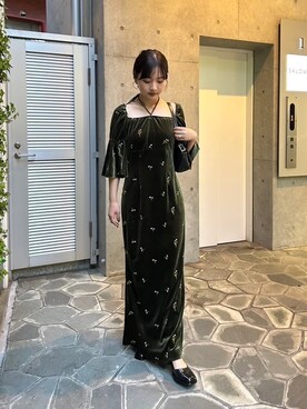 オケージョンドレス/結婚式/低身長サイズ/2サイズ展開】velour bell