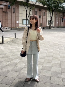 「アイテム（タンクトップ）」を使った、Kastane officialさん（レディース・163cm）の夏コーディネート