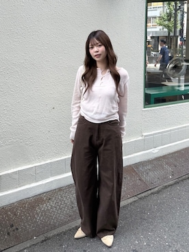 「Kastane（カスタネ）のアイテム（ニット/セーター）」を使った、Kastane officialさん（レディース・159cm）の秋コーディネート